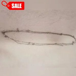 JEWELRY - Silver Chain Heart Necklace